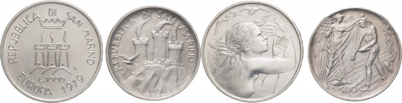 San Marino - Nuova Monetazione (dal 1972) - Monetazione in Lire (1972-2001) - lo...
