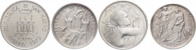 San Marino - Nuova Monetazione (dal 1972) - Monetazione in Lire (1972-2001) - lotto di 2 monete da 500 LIRE 1976 e 1000 lire 1979 - Ag 

FDC

SPED...