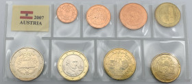 Austria - Serie Euro di 8 valori in blister - anno 2007

FDC

SPEDIZIONE IN TUTTO IL MONDO - WORLDWIDE SHIPPING