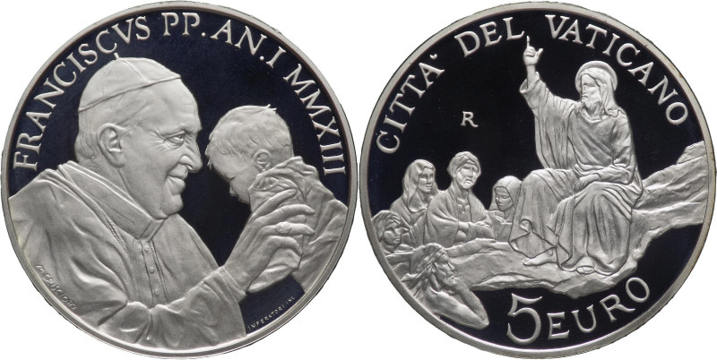 Vaticano - Francesco I, Bergoglio (dal 2013) - 5 euro 2013 - Giornata Mondiale d...