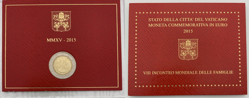 Vaticano - Francesco I, Bergoglio (dal 2013) - 2 euro commemorativi 2015 - Incon...