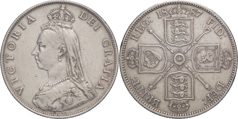 Gran Bretagna - Vittoria (1837-1901) - 1 florin 1887 - KM# 762 - Ag

mBB 

S...