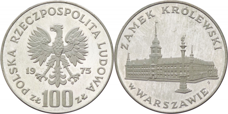 Polonia - repubblica popolare (1952-1989) - 100 złotych 1975 " Castello Reale di...