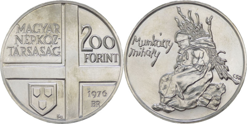 Ungheria - repubblica popolare (1949-1989) - 200 forint 1976 "Mihály Munkácsy" -...