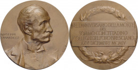 Italia - Medaglia commemorativa di Giuseppe Zanardelli - 1904 - Ae - gr. 141,88; Ø 65mm

qFDC

SPEDIZIONE SOLO IN ITALIA - SHIPPING ONLY IN ITALY