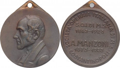 Italia - Medaglia di Mutuo Soccorso raffigurante Manzoni - 1923 - 20 mm - 3,51 g

FDC

SPEDIZIONE IN TUTTO IL MONDO - WORLDWIDE SHIPPING