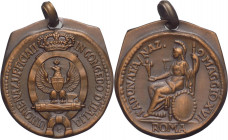 Regno d'Italia - medaglia emessa nel 1939 Anno XVII in occasione della I Adunata Nazionale degli Ufficiali in congedo svolta a Roma il 9 Maggio 1939 -...