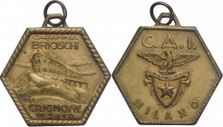 Italia - medaglia per la "Capanna Brioschi" - 1951 - Ae - 13 g; Ø 30x34 mm

SPL

SPEDIZIONE SOLO IN ITALIA - SHIPPING ONLY IN ITALY