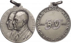 Italia - medaglia dei fratelli Agnelli - 1956 - 23 g - Ag. 800 

SPL

SPEDIZIONE IN TUTTO IL MONDO - WORLDWIDE SHIPPING