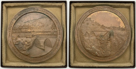 Stato Pontificio - Gregorio XVI, Cappellari (1830-1846) - medaglia per la deviazione del fiume Aniene - 1835 Ae - gr. 175,87; Ø 76 mm

mSPL

SPEDI...