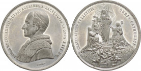 Medaglia - Leone XIII (Vincenzo Gioacchino Raffaele Luigi Pecci di Anagni) 1878-1903 - “Quinquagesimus” 1887 - Ag - gr.41 - Ø mm47

qSPL

SPEDIZIO...
