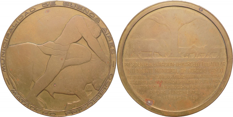 Argentina - Municipalità di Buenos Aires - medaglia "Matador frigorifico" - 1928...