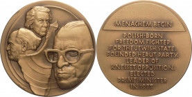 Israele - Medaglia commemorativa di Menachem Begin, nominato primo ministro d'Israele nel 1977 - 39 mm - Ae 

FDC

SPEDIZIONE IN TUTTO IL MONDO - ...