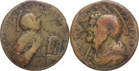 Italia - medaglia emessa nel XVII sec. devozionale di S. Ignazio da Loyola raffigurato su un verso nimbato con libro aperto in mano mentre sull'altro ...