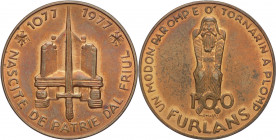 Italia - Gettone da 100 Furlans 1977 per i 900 anni della Patria del Friuli - Ae - gr. 7,91, Ø 26 mm

FDC

SPEDIZIONE IN TUTTO IL MONDO - WORLDWID...