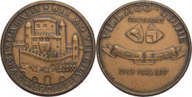 Italia - Udine - "utino di bronzo", buono da 2000 lire 1977 - 36 g - Ae 

FDC

SPEDIZIONE IN TUTTO IL MONDO - WORLDWIDE SHIPPING