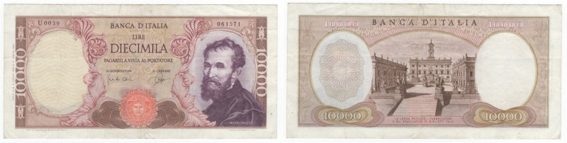 Repubblica Italiana (dal 1946) - monetazione in lire (1946-2001) - 10000 lire "M...