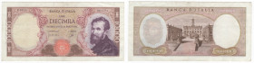 Repubblica Italiana (dal 1946) - monetazione in lire (1946-2001) - 10000 lire "Michelangelo" - 03.07.1962 - N°serie: U0039 061571 - Crapanzano 572

...