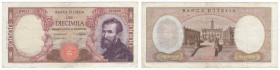 Repubblica Italiana (dal 1946) - monetazione in lire (1946-2001) - 10000 lire "Michelangelo" - 14.01.1964 - N°serie: G0117 079260 - Crapanzano 573 
...