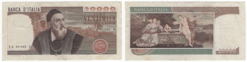 Repubblica Italiana (dal 1946) - monetazione in lire (1946-2001) - 20.000 lire -...