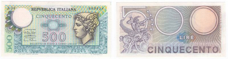 Repubblica Italiana (dal 1946) - monetazione in lire (1946-2001) - 500 lire "Mer...
