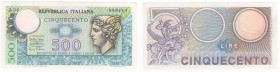 Repubblica Italiana (dal 1946) - monetazione in lire (1946-2001) - 500 lire "Mercurio" - 14.02.1974 - Gig.BS26 

FDS

SPEDIZIONE IN TUTTO IL MONDO...