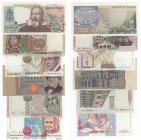 Repubblica Italiana (dal 1946) - monetazione in lire (1946-2001) - Lotto di 6 banconote di vari tagli e periodi 

FDS

SPEDIZIONE IN TUTTO IL MOND...