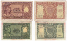 Repubblica Italiana (dal 1946) - monetazione in lire (1946-2001) -lotto di 2 banconote da 100 e 50 lire decreto 31.12.1951

med.qSPL

SPEDIZIONE S...