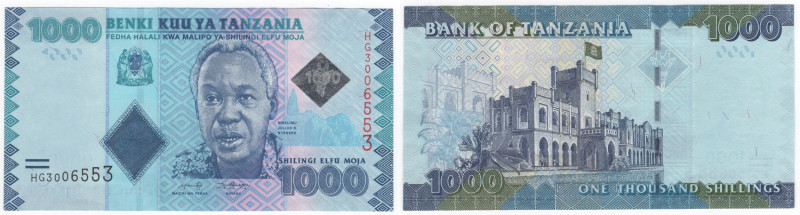 Tanzania - Repubblica (dal 1964) - 1000 shilingi 2010-2019 - P# 41

FDS

SPE...