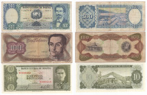 Bolivia - lotto di 3 banconote da 500, 100 e 10 pesos

med.SPL

SPEDIZIONE IN TUTTO IL MONDO - WORLDWIDE SHIPPING