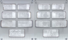 Serie composta da lingottini a copia delle 7 banconote Euro - Ag. 925

FDC

SPEDIZIONE IN TUTTO IL MONDO - WORLDWIDE SHIPPING