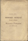 BOURGEY E. - Paris, 20\21 – Decembre, 1929. Collction Andre J... Monnaies antiques, monnaies francaises et papales. Pp. 31, nn. 652, tavv. 8. Ril. Ed ...