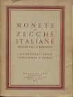 RATTO M. - Milano, 20\21 – Gennaio – 1956. Monete di Zecche Italiane. Importante serie longobarda e papale. pp. 139, nn. 384 – 1210, tavv. 16 – 61. Ri...