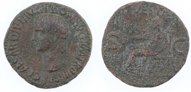 Impero Romano. Caligola. 37-41 d.C. Asse. Ae. D/ C CAESAR DIVI AVG PRON AVG P M ...