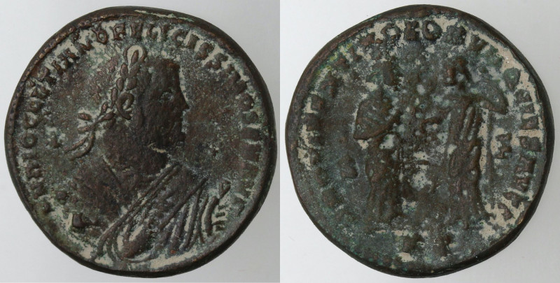 Impero Romano. Diocleziano. 286-287 d.C. Follis. Ae. D\ DN DIOCLETIANO FELICISSI...