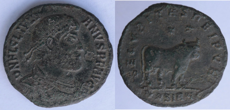 Impero Romano. Giuliano II l'Apostata. 360-363 d.C. Doppia maiorina. Ae. Sirmium...