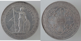 Monete Estere. Indocina Inglese. Trade Dollar 1909. Ag. KM# T5. Peso 26,85 gr. BB. Pulita. (6222)
