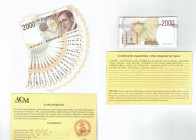 Cartamoneta. Repubblica Italiana. Lotto di 18 Banconote Consecutive da 2000 lire Marconi. D.M. 24-10-1990. Gig BI60A. Perizia Ardimento FDS.