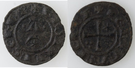 Zecche Italiane. Messina. Federico II di Svevia. 1197-1250. Denaro 1242. MI. Sp. 123. Peso gr. 0,76. Diametro mm. 17.00. qSPL. NC.