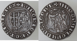 Zecche Italiane. Napoli. Carlo I d'Angiò. 1266-1282. Saluto. Ag. P.R. 2. Peso gr. 3,22. Diametro mm. 19. BB+. R.
