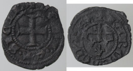 Zecche Italiane. Napoli. Carlo II d'Angiò. 1285-1309. Denaro Gherardino. Mi. P.R.5. Peso gr. 0,55. Diametro mm. 15. BB+. R.