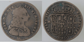 Zecche Italiane. Napoli. Carlo di Borbone. 1734-1759. Mezza Piastra 1753. MB. Falso d'epoca. Mag. 154. Peso 7,84 gr. Diametro 35 mm. MB. (7922)