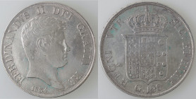 Zecche Italiane. Napoli. Ferdinando II. 1830-1859. Piastra 1834. Ag. Mag. 539. Peso 27,50 gr. Diametro 37 mm. qBB. (8222)