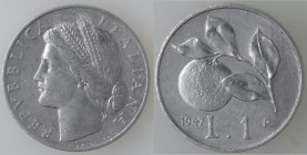 Repubblica Italiana. 1 Lira 1947. It. Peso gr, 1,26. Diametro mm. 22. SPL. Pulita?. RRR. (7822)