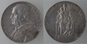 Vaticano. Roma. Pio XI. 1922-1939. 10 lire 1937. Ag. Gig. 19. Peso gr. 10,00. Diametro mm. 27. qSPL. NC. (7822)