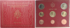 Vaticano. Benedetto XVI. 2005-2013. Serie divisionale 2008. 8 monete. Confezione della zecca. FDC. (5321)