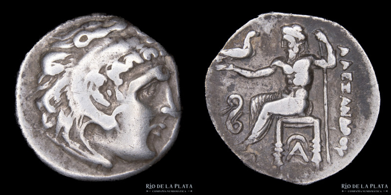 Reino de Macedonia. Alejandro III Magno 336-323AC. Ceca de Lampsakos (Misia) Emi...