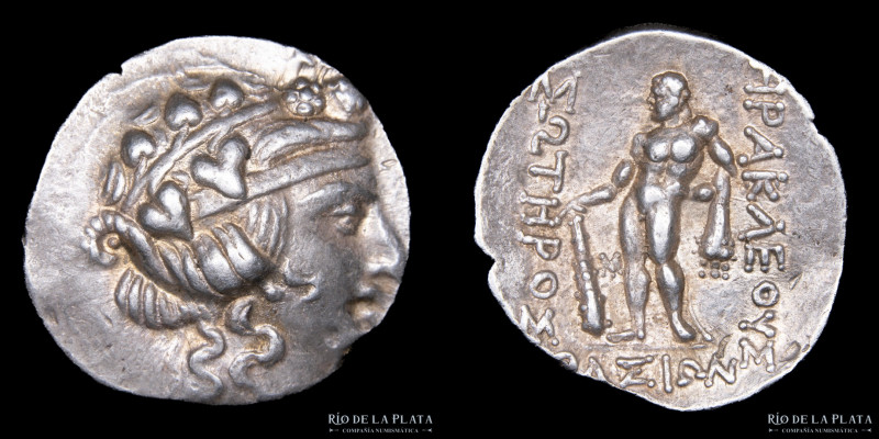 Tasos (Islas fuera de Tracia) 168-148AC. AR Tetradracma. 30.0mm; 16.77g. A: Cabe...