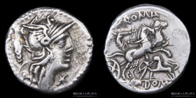 Roma Republica. Domitius Ahenobarbus 128AC. AR Denario