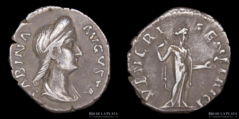 Roma, Sabina Augusta 128-137DC. AR Denario. 17.0mm; 3.32g. Ceca de Roma (134-138...